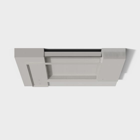 Elegant Ceiling Vent 3D model for Modern Interiors