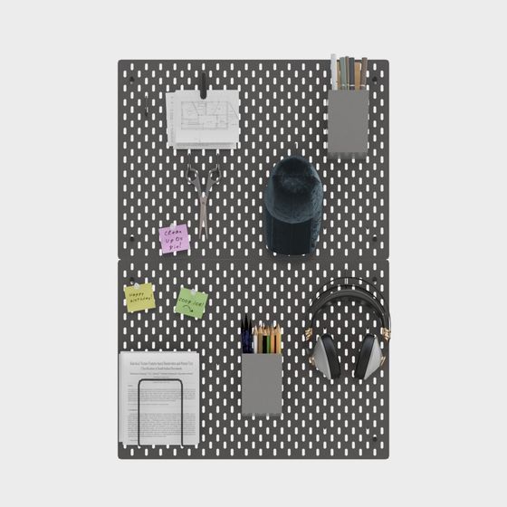 Pegboard Organizer 3D model