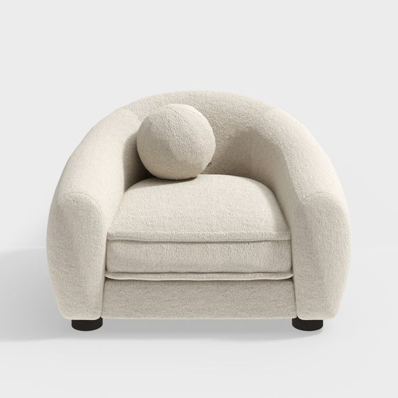 Cozy Curves Sofa 3D model