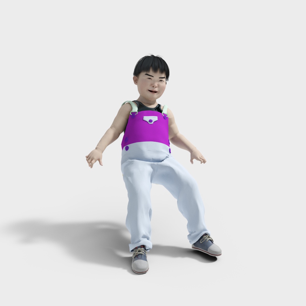 Playful Adventurer 3D Model