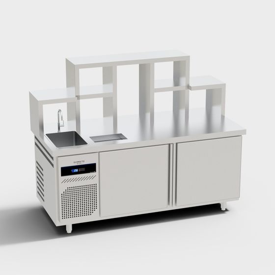 Urban Kitchen 3D model for Creative Projects