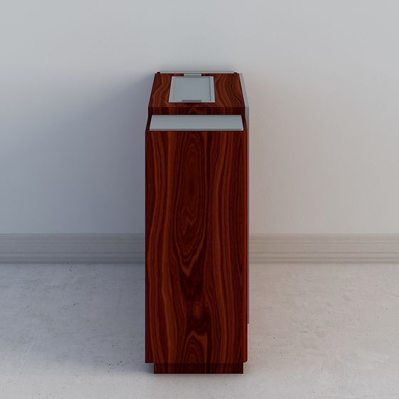 City Light Trash Can 3D model for Urban Environments