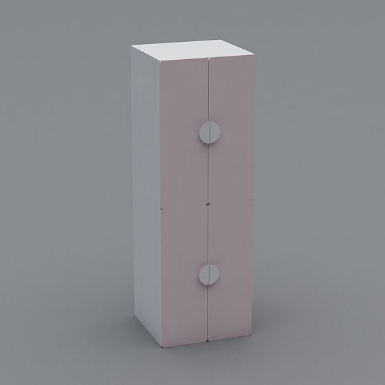 Urban Alley Storage Cabinet 3D model