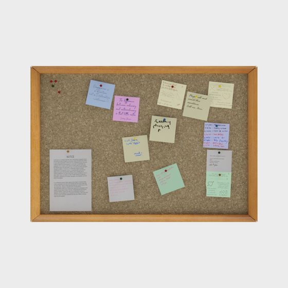 Notice Board 3D model