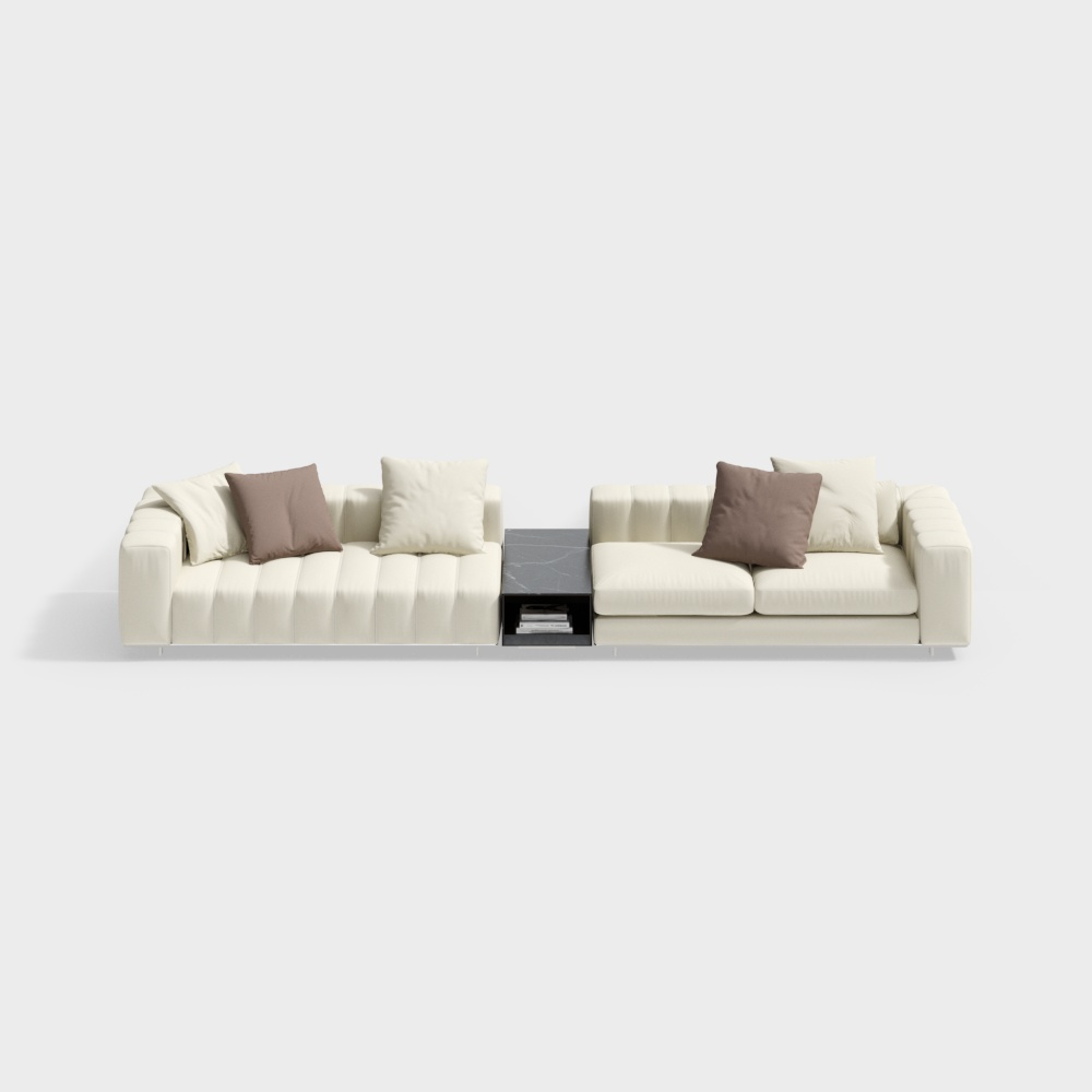 Ghế sofa nhiều người phím đàn tối giản Minotti của Ý Youjia Miao 186342622