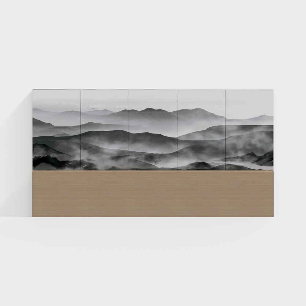 Hotel new Chinese style background wall