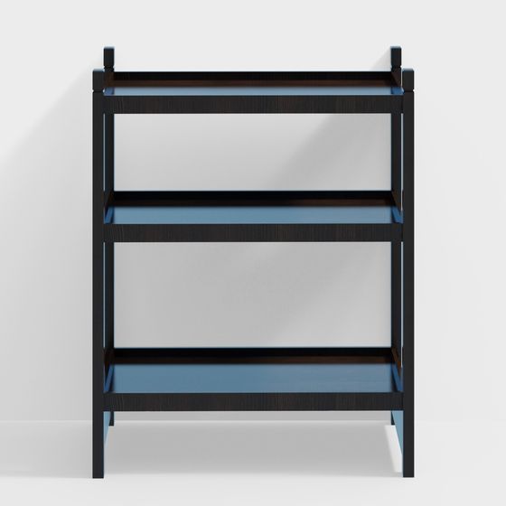 Urban Bookshelf 3D Model for Modern Decor