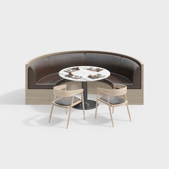 Urban Corner Café 3D model