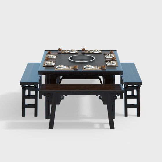 Urban Dining Table 3D model