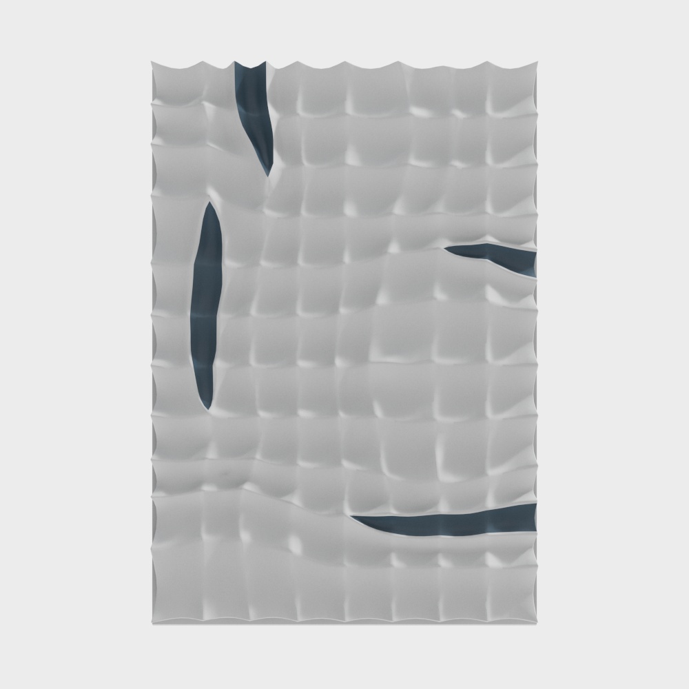 décoration murale de style wabi-sabi