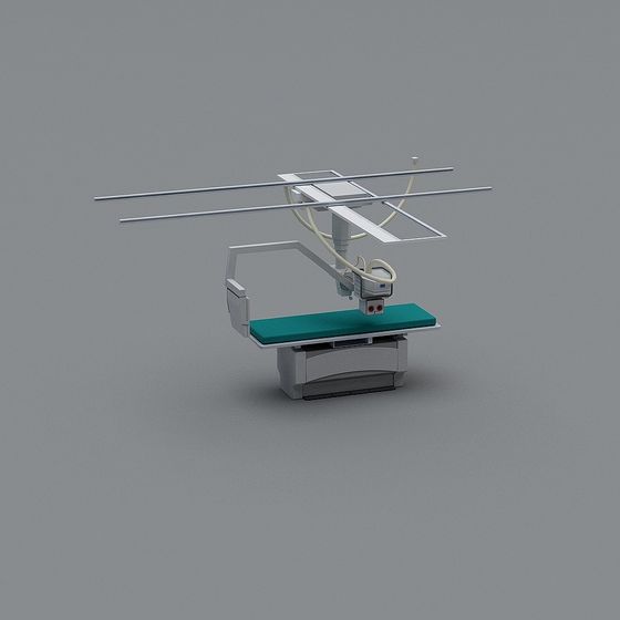 Realistic Low-Polygon X-Ray Machine 3D model
