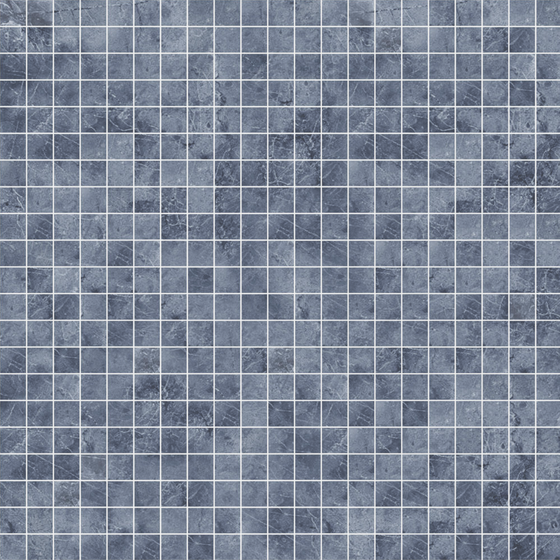 Gray Mosaic Wall Tile 3D Model