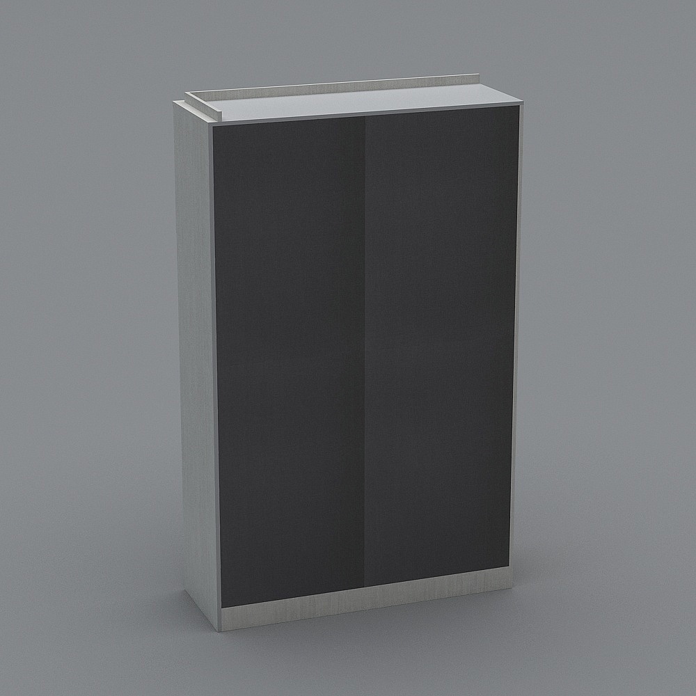 Stylish Minimalist Storage Cabinet 3D model
