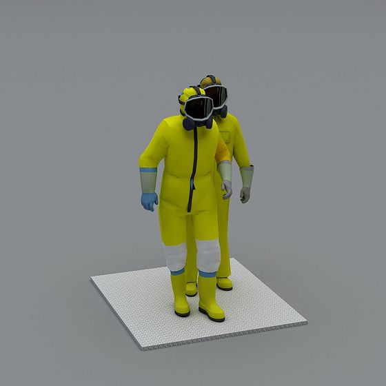 Biological Safety Officer 3D model