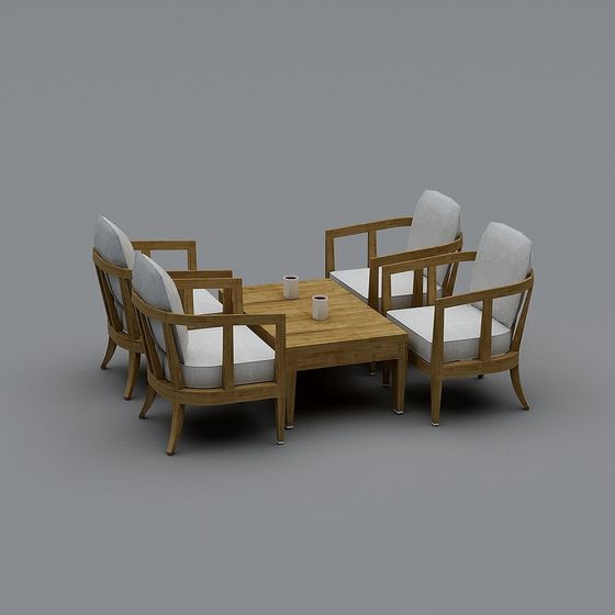 Cozy Dining Set 3D model