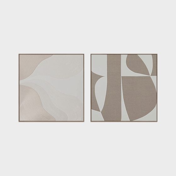 Abstract Geometric Frame 3D model