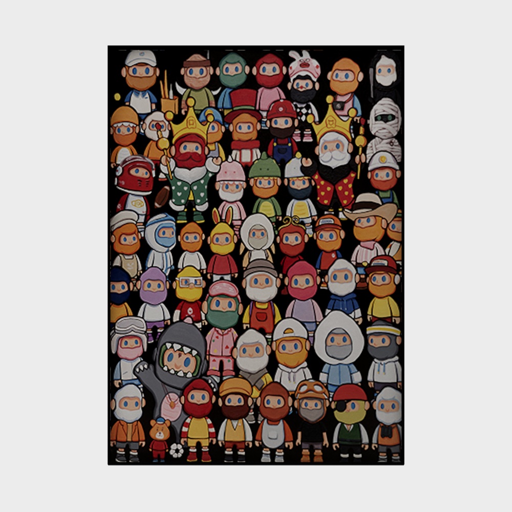 Cartoon Characters 3D Model