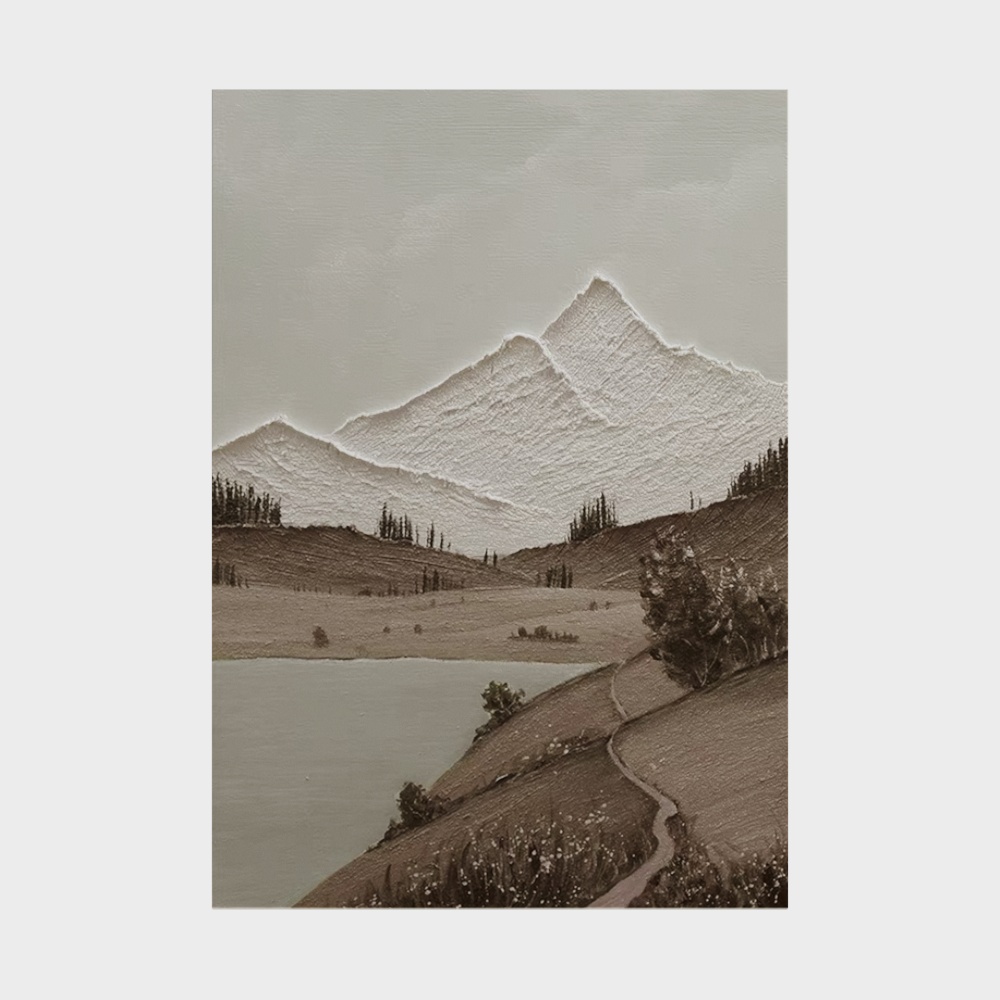 Peinture de style Wabi-Sabi