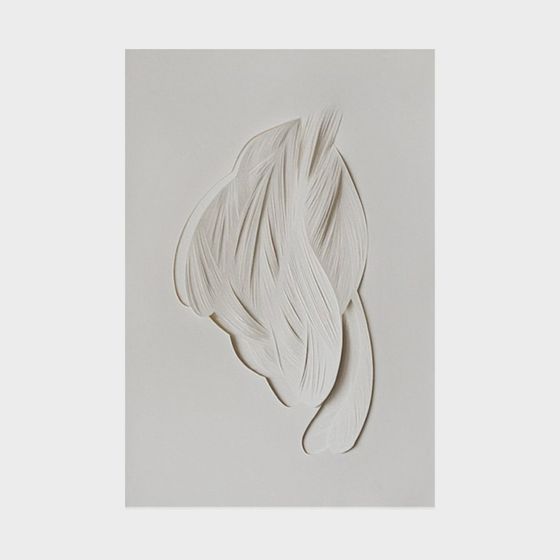 Flowing Paper Hair 3D Model