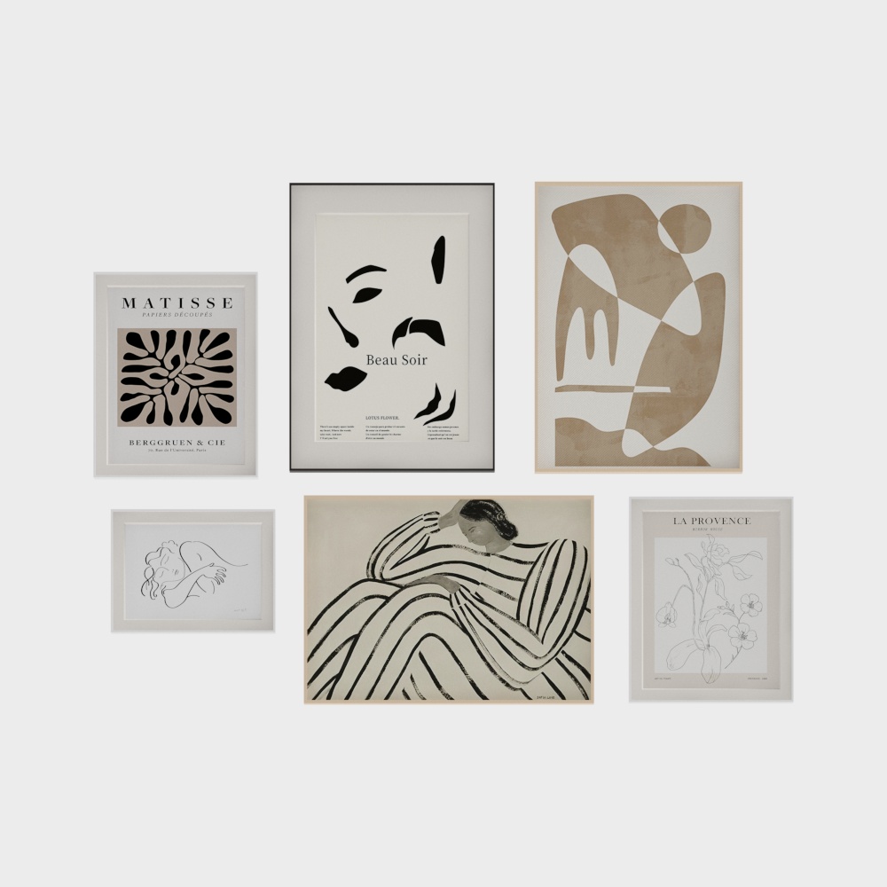Abstract Gallery 3D Model – Modern Art Experience
