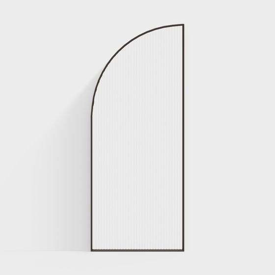 Unique Semi-Circular Metal Frame 3D model