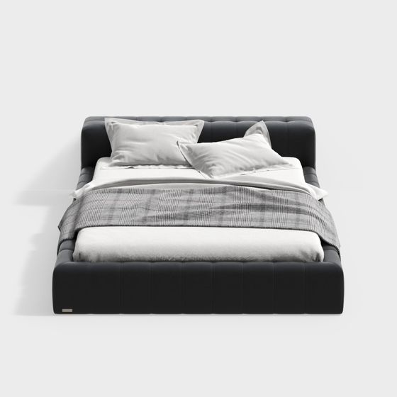 Urban Comfort 3D Model Bed Design