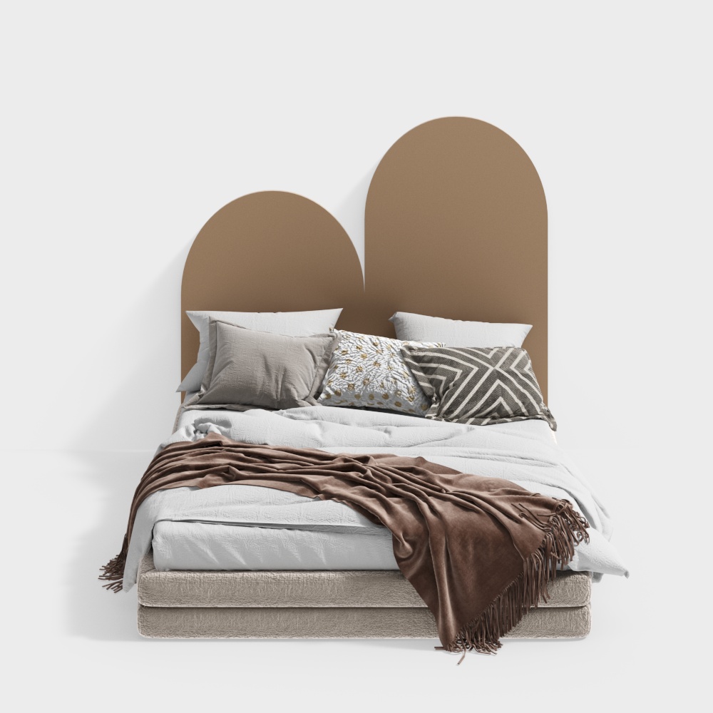 Giường đôi hiện đại