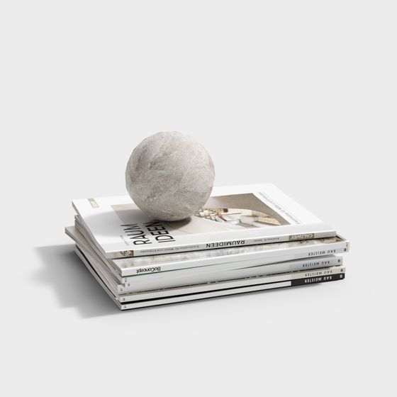 Elegant Marble Sphere 3D model