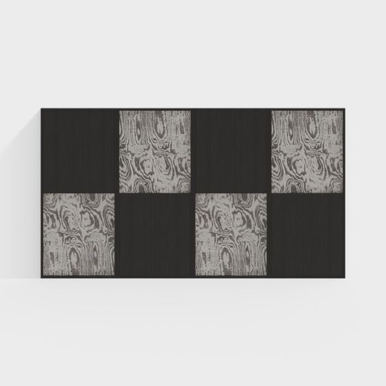 Low-Polygon Luxury 3D Model with Wood Texture