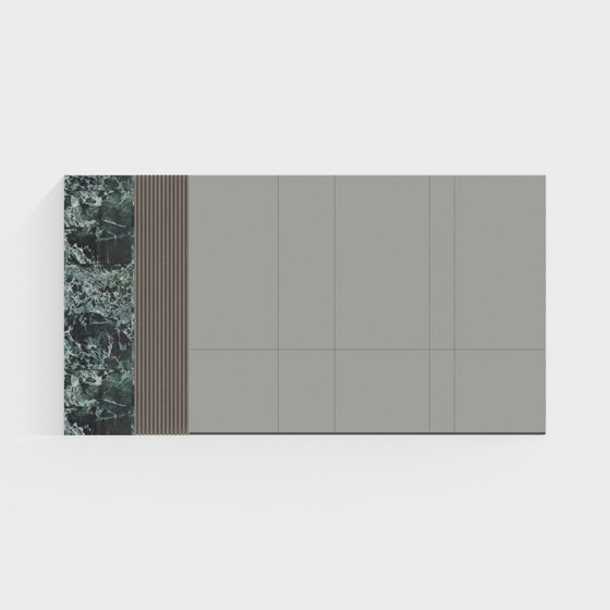 Contemporary Wall Panel 3D model