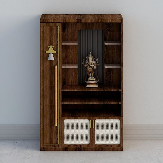 Elegant Indian Altar 3D Model for Creative Projects