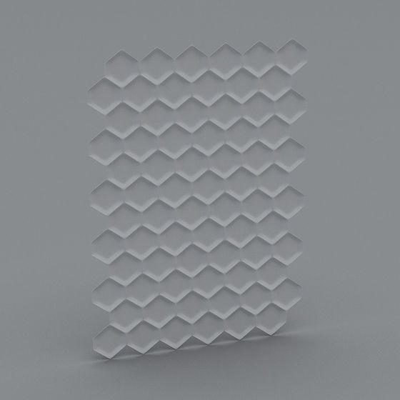 Unique Low-Poly Geometric 3D Model