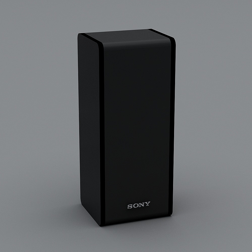 Stylish Sony Speaker 3D Model for Designers