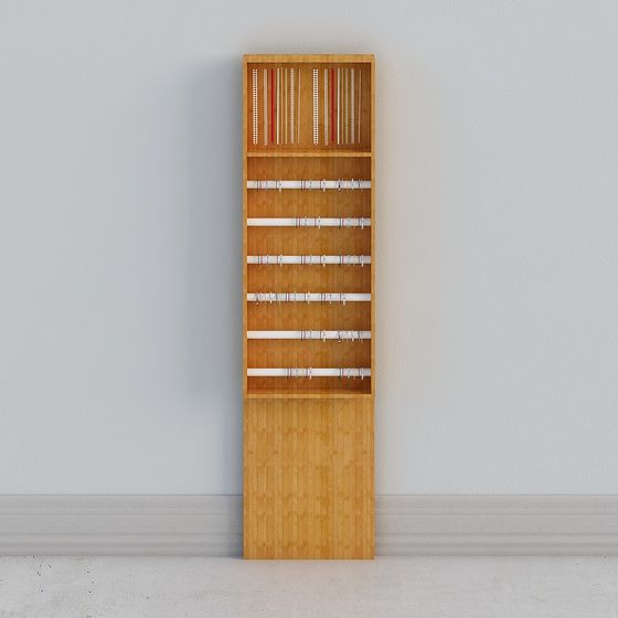 Bamboo Display Rack 3D model