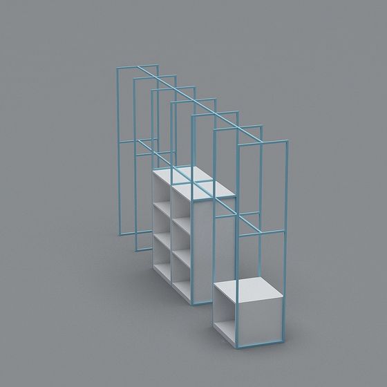 Abstract Geometric Staircase 3D model