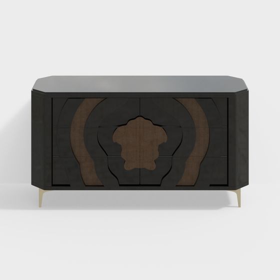 Art Deco Console 3D model