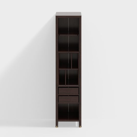 Urban Bookshelf 3D model for Modern Interiors