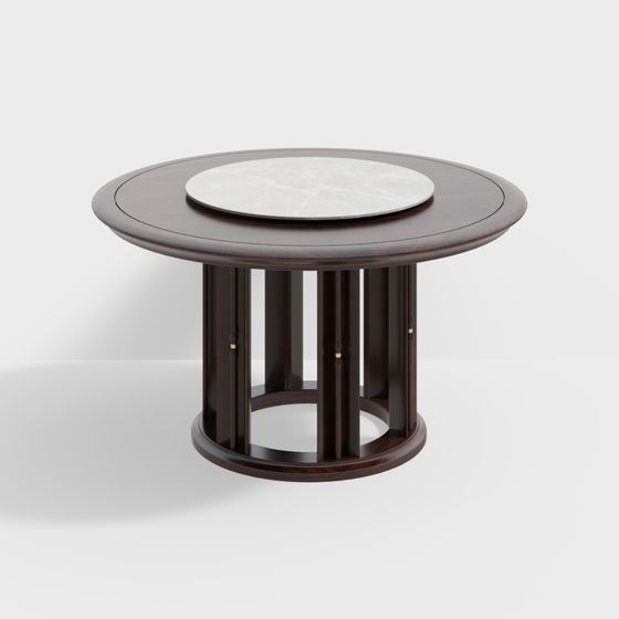 Urban Elegance Round Table 3D Model