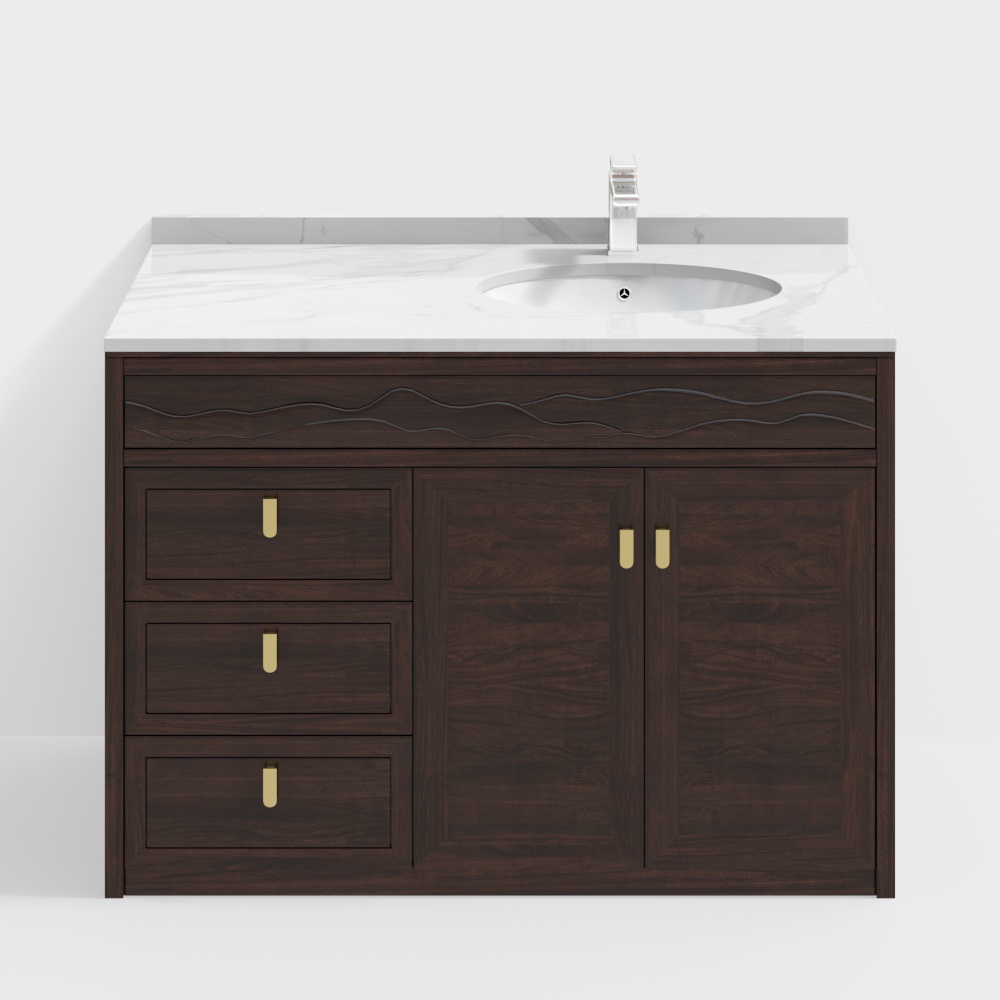 Mobilier de salle de bains (unité inférieure)