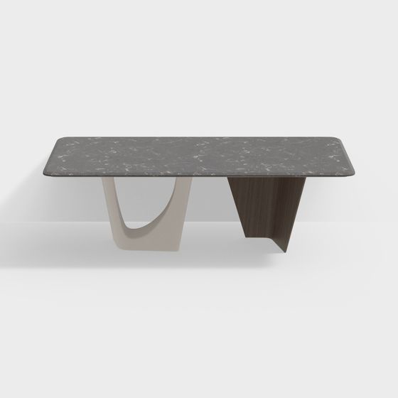 Minimalist Marble Table 3D model