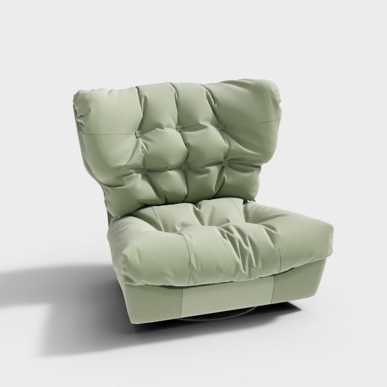 Stylish Low Polygon Armchair 3D model