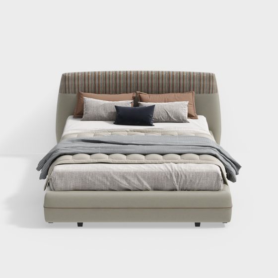 Urban Comfort Bed 3D model