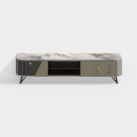 Stylish 3D Model TV Cabinet for Modern Interiors