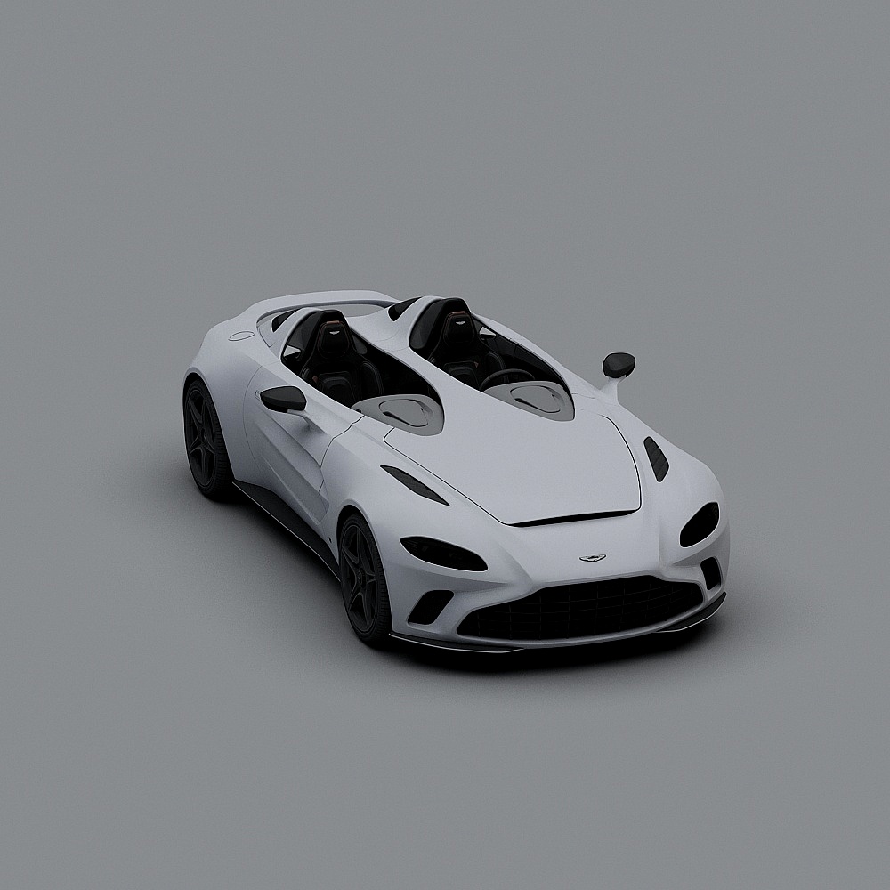 Futuristic Sports Car 3D model