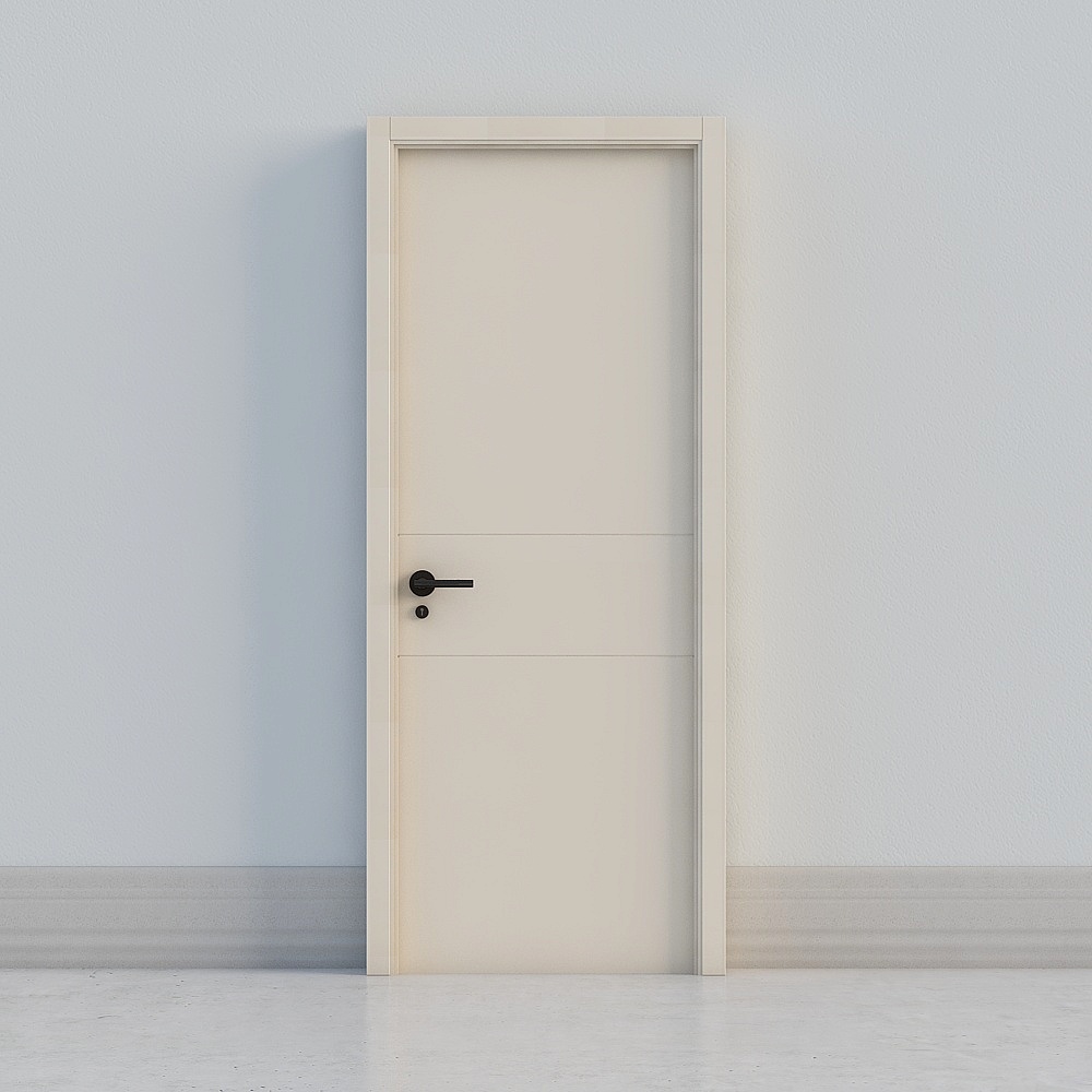 minimal beige door