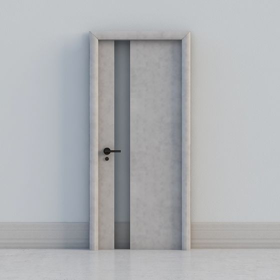 Invisible Door 3D model - Modern Minimalist Design