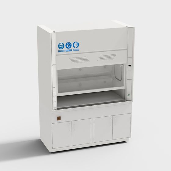 Realistic Laboratory Fume Hood 3D model