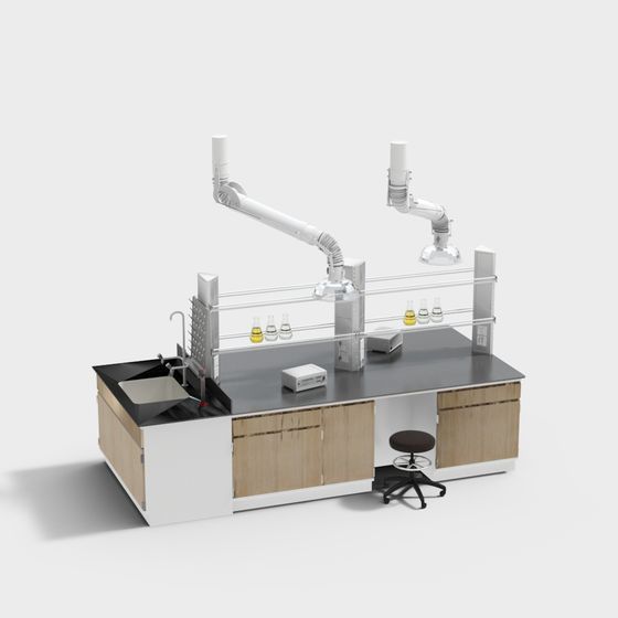 Futuristic Laboratory 3D model