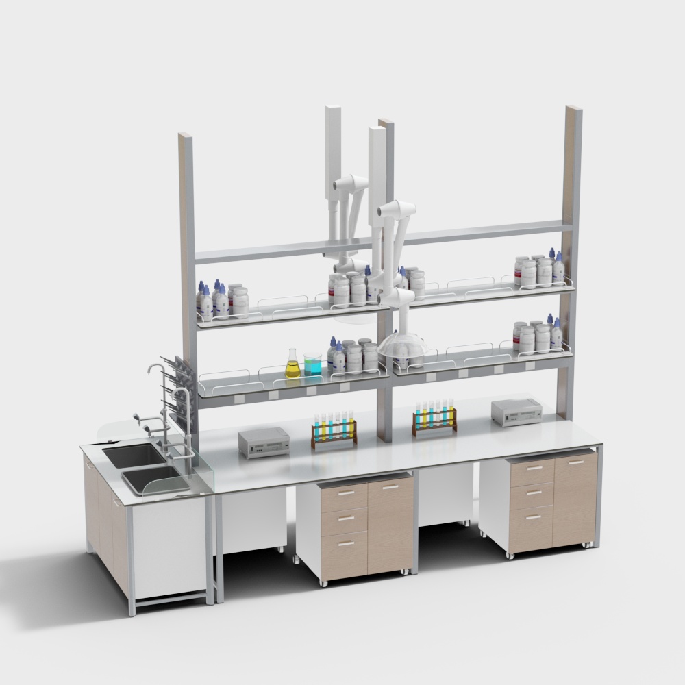 Banco de trabajo de laboratorio moderno