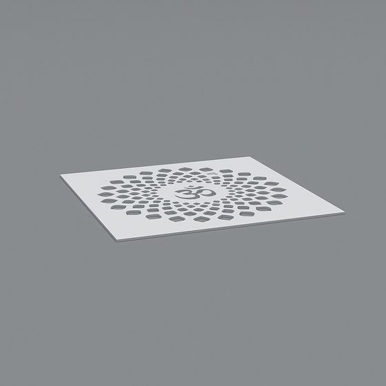 Om Symbol Floor Mat 3D model